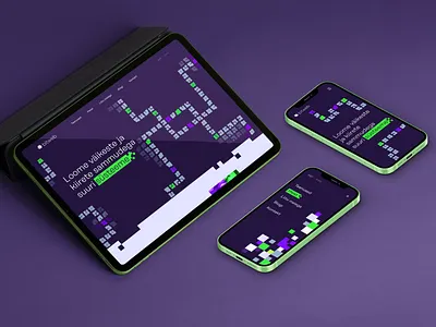 Bitweb Webpage bright colorful dark development illustration interface it landing menu minimal mobile page pattern responsive tablet ui user vector web webpage
