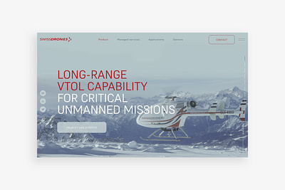 SWISSDRONES branding design ui ux