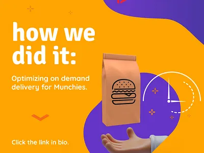 Optimizing On Demand Delivery Blog Design 3d branding graphic design logo ui