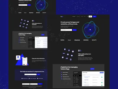 Saas home page app creative design fintech homepage landing page product saas saas landing saas website ui ux web webdesign webflow
