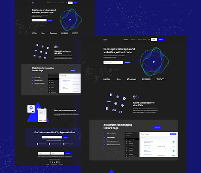 Saas home page app creative design fintech homepage landing page product saas saas landing saas website ui ux web webdesign webflow