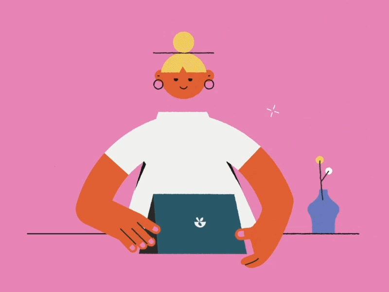 Shopping 2d animation 2d character animation 2d character animation animation 2d design illustration motion graphics