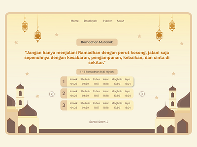 Ramadhan Kareem - Landing Page arab eid fitri indonesia islam puasa ramadhan ui
