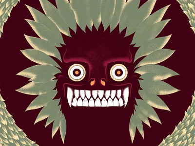Quetzacoalt - Aztec God design graphic design illustration vector