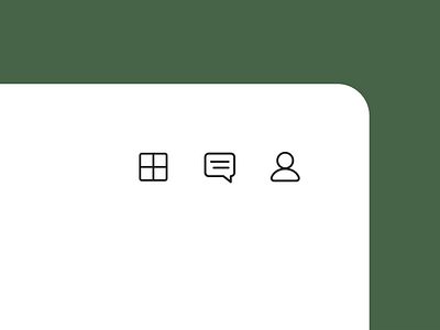 Animated chat icon | small animation button gui icon microinteraction ui userexperience userinterface ux