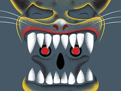 Tezcatlipoca - Aztec God design graphic design illustration vector