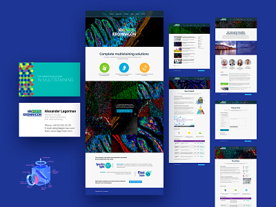 Kromnigon for complete solutions in multistaining illustrations web design