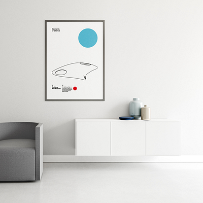 Teshima Art Museum Minimal Modern Architecture Poster bauhaus design graphic design helvetica illustration logo minimal poster poster design typography ui
