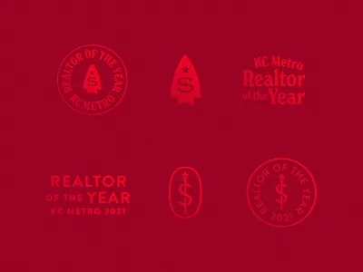 BS Realty brand identity branding identity kansas city kc logo luxury real estate real estate realtor realty red