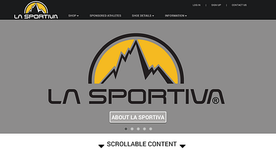 La Sportiva - Website Redesign & Revised Info Arch categorization data data categorization infomation infomation architecture information julia myers la sportiva sketch user research user testing website website concept website design