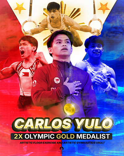 Carlos Yulo - Tribute Poster graphic design