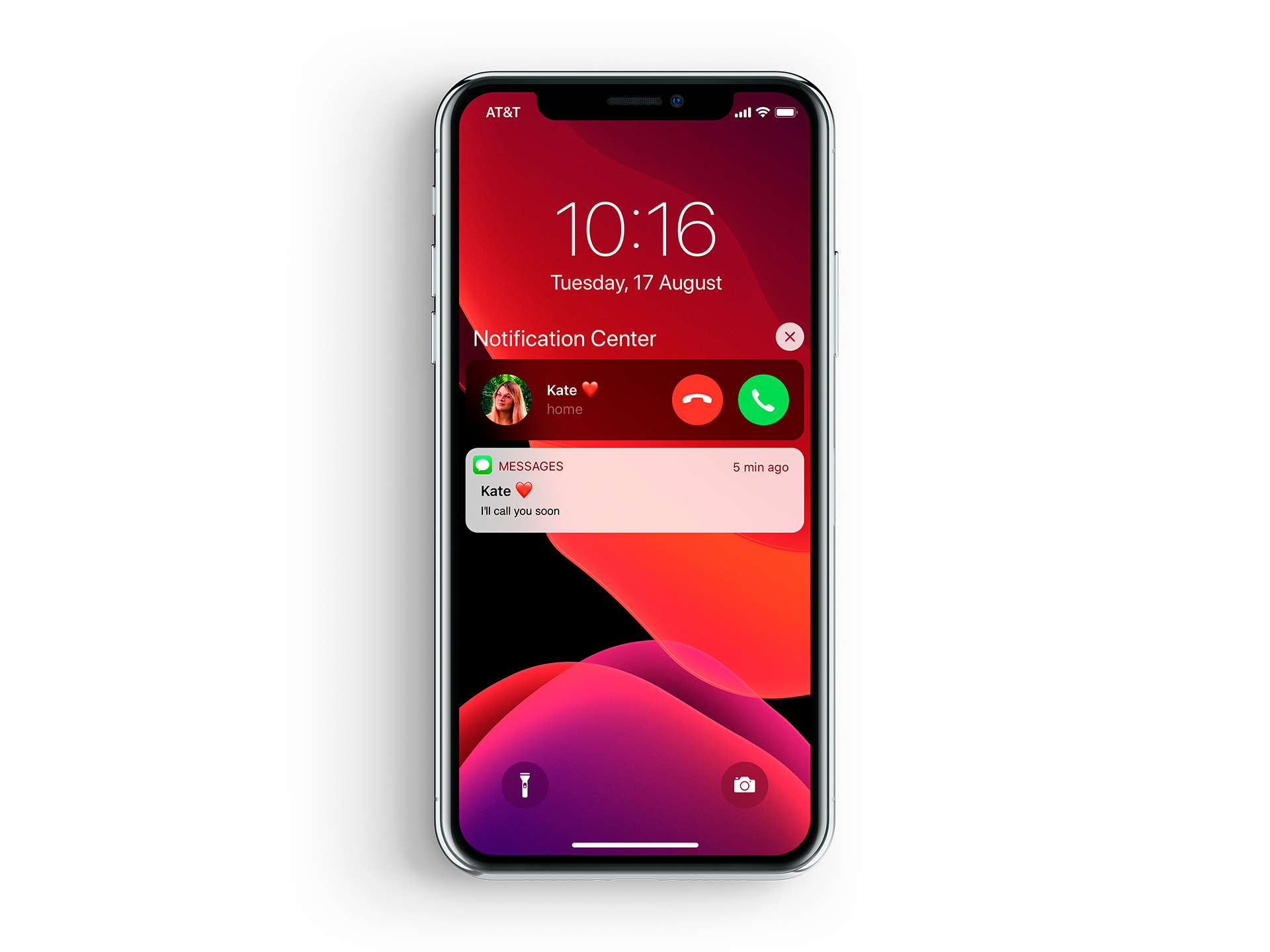 iPhone - incoming call by Max Lozianko on Dribbble
