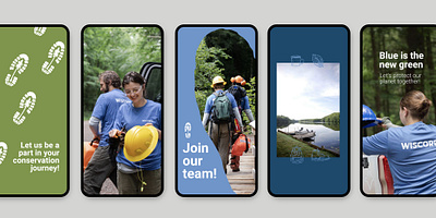 WisCorps Social Mockups branding bwdb bwdbinc design mockups non profit nonprofit social social media ui wiscorps