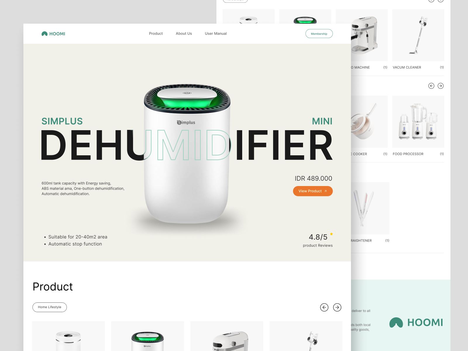 Example of Landing Page Design Services