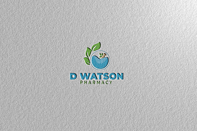 Pharmacy logo d watson branding graphic design logo logos pharmacy logo d watson
