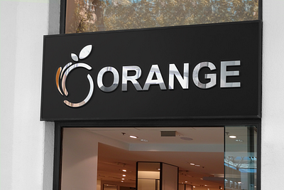 ORANGE Restaurant Logo branding graphic design logo logos orange restaurant logo