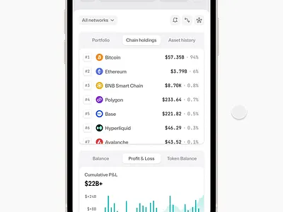 Network Filter Modal bitcoin coin crypto ethereum solana token web3