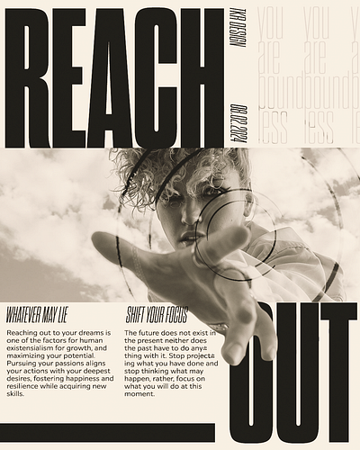 Reach Out - Poster Design graphic design