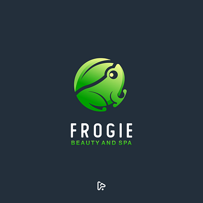 Frogie Beauty and Spa animal beauty brand branding circle circle logo design designer frog frog logo garagephic studio graphic green icon illustration leaf leaf logo logo spa vector