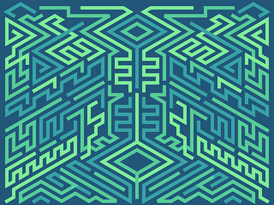 Geometric Line Art #7 geometric illustration lines vector
