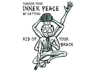 Inner peace design graphic design illustration vector