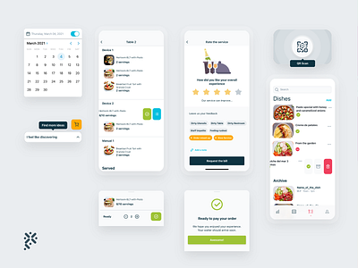 Pamba Menu App branding design design system ui ux ux design