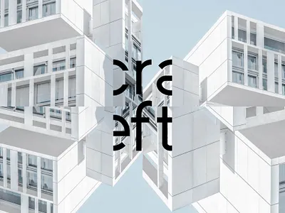 Cræft Key Visual architecture art direction branding building corporate identity design graphic design graphiste freelance interior design key visual logo symmetry