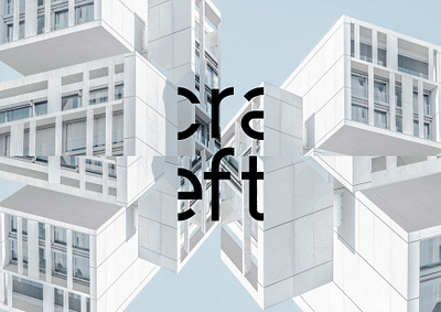 Cræft Key Visual architecture art direction branding building corporate identity design graphic design graphiste freelance interior design key visual logo symmetry