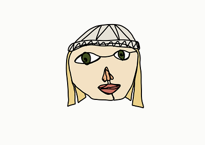 the self. drawing illustration line art procreate self self portrait
