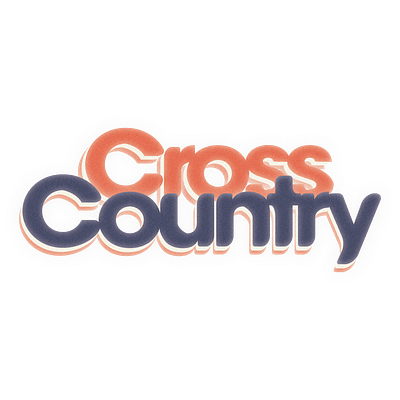 Cross Country Logo Design 2 branding design graphic design logo typography