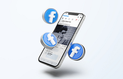 Facebook Post Template 3d branding design face facebook graphic design icon illustration logo minimal motion graphics typography ui vector