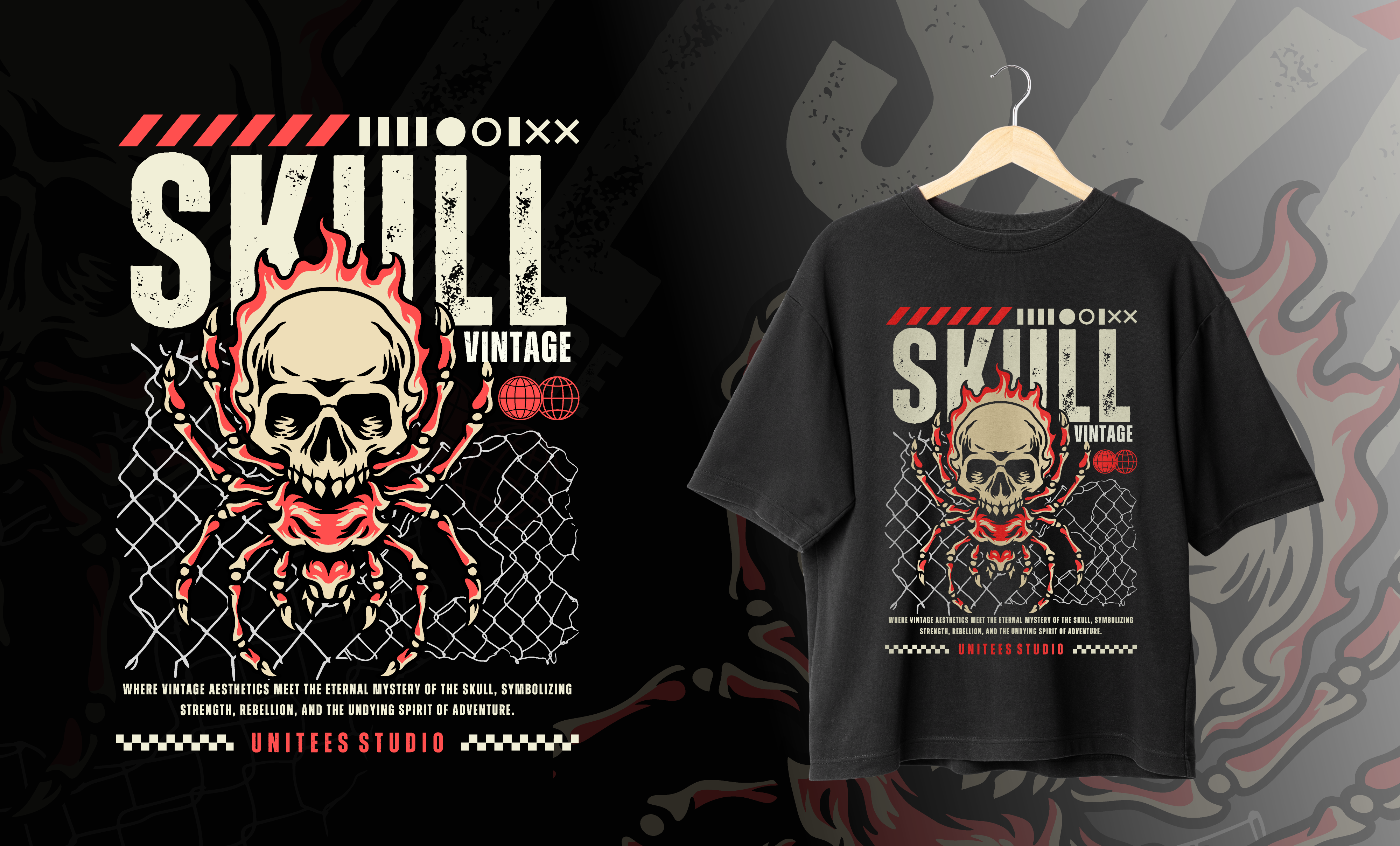 Example of Custom Streetwear T Shirt Design