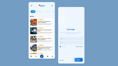 Anatc - Mobile app design login page mobile app ui ux