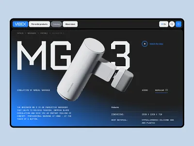 Product page for E-commerce dashboard e commerce design ecommerce landing page landing marketplace online shop online store promo landing page sales page shopping startup ui ux web design