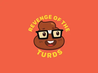 Revenge of the Turds character design design illustration vector