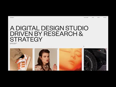 DashDigital® Studio Case Study Interaction agency case study dash digital design home page design interaction design minimal motion studio transition ui ux web design