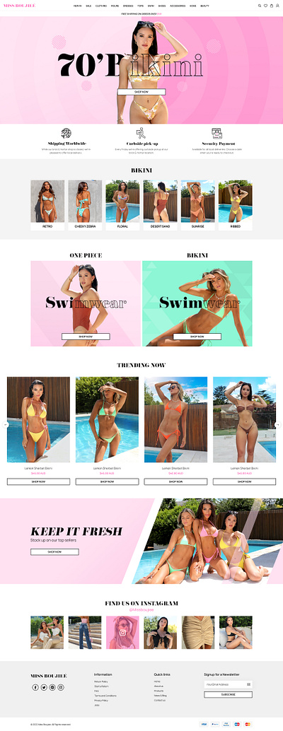 Ecommerce Design banner design graphic design layout typography ui web