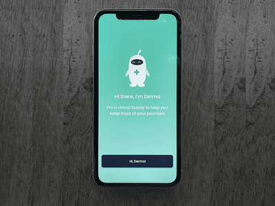 Derma - app for those with psoriasis dermatology product design psoriasis ui design ux design