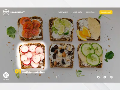 Local eco fastfood chain landing page shot landing site ui uiux ux web web design webdesign