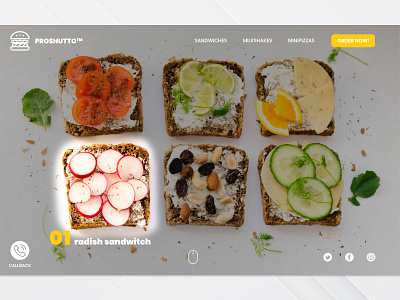 Local eco fastfood chain landing page shot landing site ui uiux ux web web design webdesign