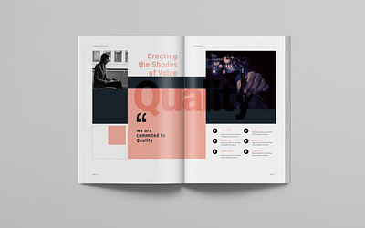 Business Brochure annual brochure business business brochure business profile clean company company profile corporate cover editorial editorial design finance indesign magazine modern profile proposal report template