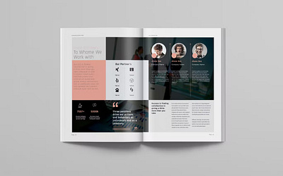 Business Brochure annual brochure business business brochure business profile clean company corporate cover editorial editorial design finance indesign logistic magazine modern profile proposal report template