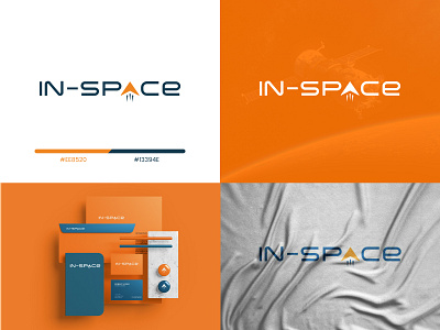 Space Company Logo Design. ( IN-SPACE LOGO ) brand identity brand identity design brand identity designer brand logo branding business logo creative logo graphic design in space company logo logo logo design logo designer logo folio logo inspiration logo maker logo type minimalist logo modern logo satellite logo space company logo