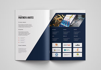 Annual Report advertisement agency agency design annual report booklet branding brochure business clean company corporate design graphic design indesign profile publishing report brochure template yearend yearly