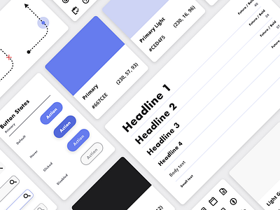 Design System mockup branding design system style guide ui ui design