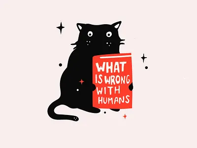 What is Wrong with Humans book cats illustration