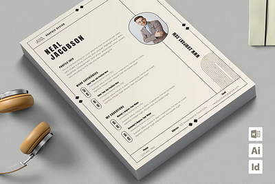 Resume Template Modern clean cover cover letter curriculum cv design cv template design elegant hiring illustration job modern professionally resume resume design resume template simple template modern tools vacancy