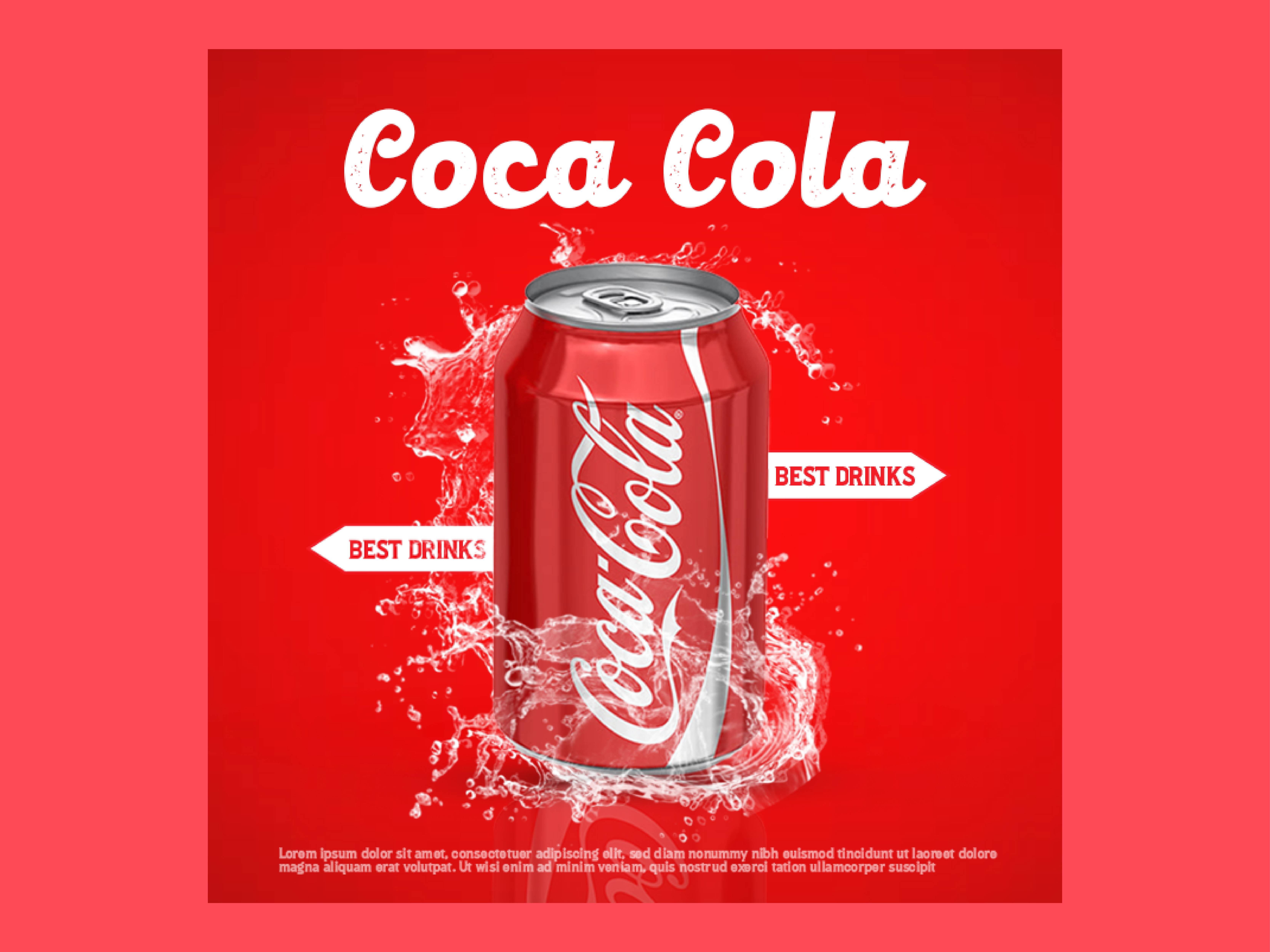 Coca Cola Poster Design by Toufiqur Rahman on Dribbble