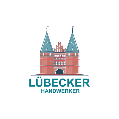 Lübecker Handwerker Logo design brand design brand identity branding design desinger illustration line art line art logo logo vector