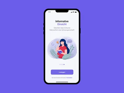 Babywell - Walkthrough screen 2d app branding character design drawing flat graphic design illo illustration pregnant ui vector walkthrough woman